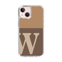 Slim Protection Case［ Original - initial two tone - W brown ］