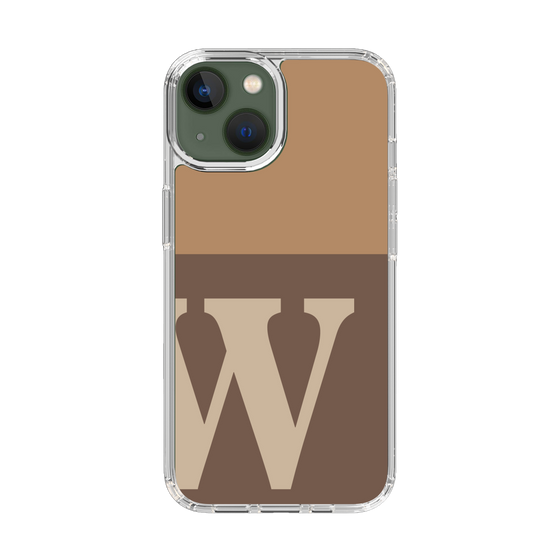 Slim Protection Case［ Original - initial two tone - W brown ］