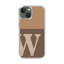 Slim Protection Case［ Original - initial two tone - W brown ］