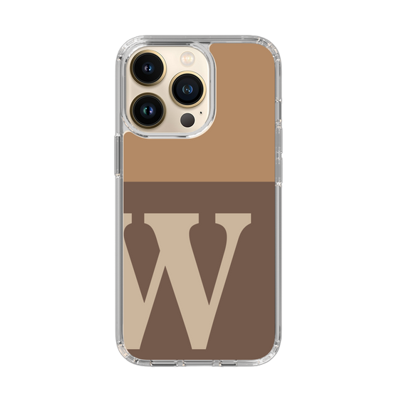 Slim Protection Case［ Original - initial two tone - W brown ］