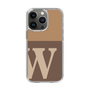 Slim Protection Case［ Original - initial two tone - W brown ］