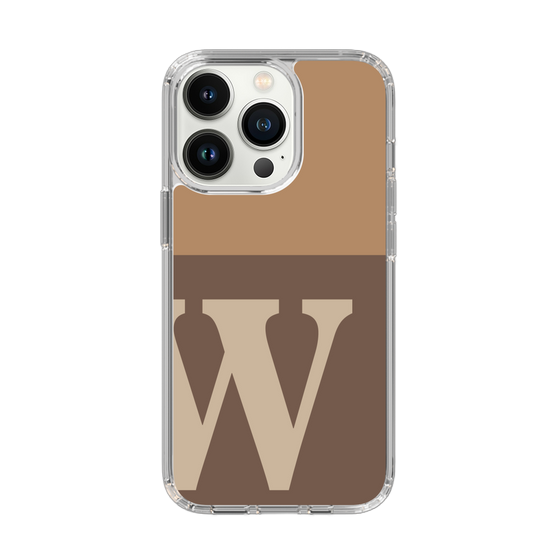 Slim Protection Case［ Original - initial two tone - W brown ］