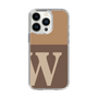 Slim Protection Case［ Original - initial two tone - W brown ］