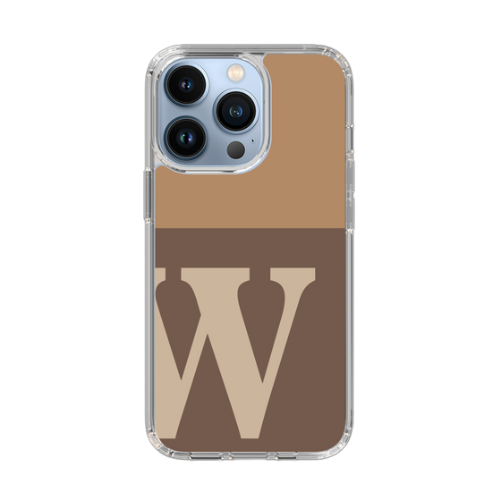 Slim Protection Case［ Original - initial two tone - W brown ］