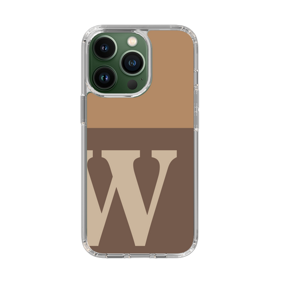 Slim Protection Case［ Original - initial two tone - W brown ］