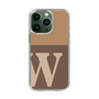 Slim Protection Case［ Original - initial two tone - W brown ］