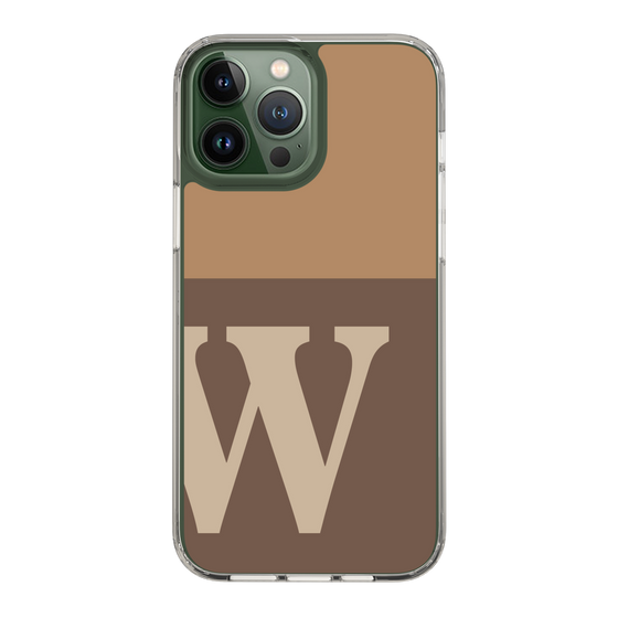 Slim Protection Case［ Original - initial two tone - W brown ］