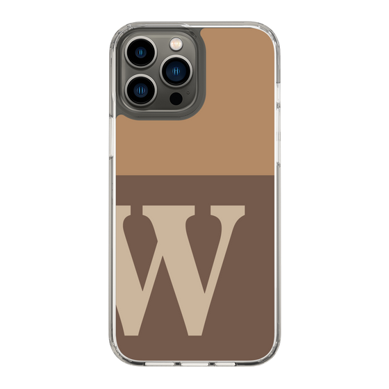 Slim Protection Case［ Original - initial two tone - W brown ］
