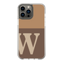 Slim Protection Case［ Original - initial two tone - W brown ］