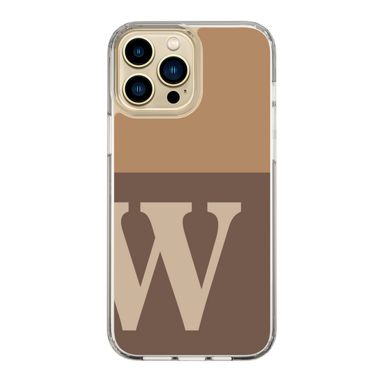 Slim Protection Case［ Original - initial two tone - W brown ］