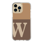 Slim Protection Case［ Original - initial two tone - W brown ］