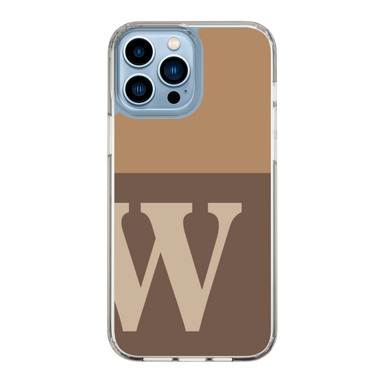 Slim Protection Case［ Original - initial two tone - W brown ］