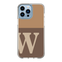 Slim Protection Case［ Original - initial two tone - W brown ］