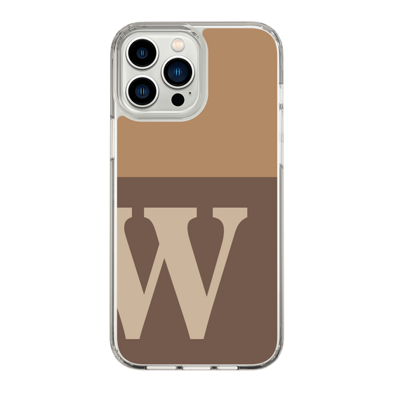 Slim Protection Case［ Original - initial two tone - W brown ］