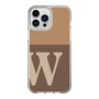Slim Protection Case［ Original - initial two tone - W brown ］