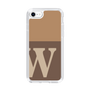 Slim Protection Case［ Original - initial two tone - W brown ］