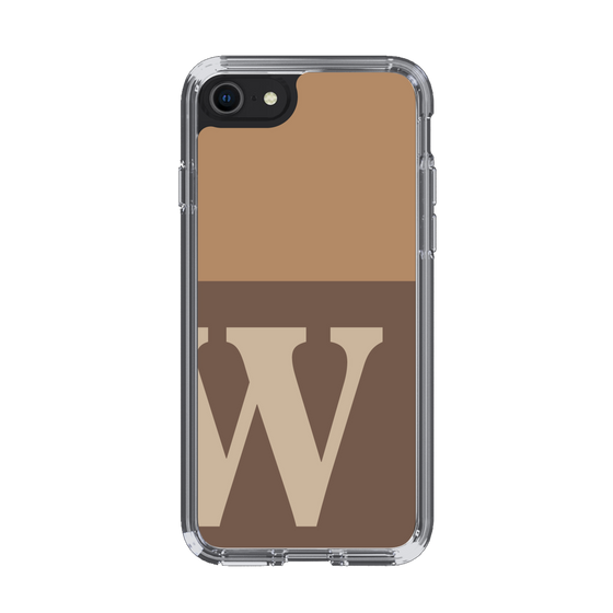 Slim Protection Case［ Original - initial two tone - W brown ］