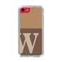 Slim Protection Case［ Original - initial two tone - W brown ］