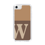 Slim Protection Case［ Original - initial two tone - W brown ］