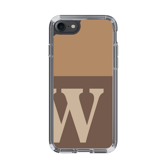 Slim Protection Case［ Original - initial two tone - W brown ］