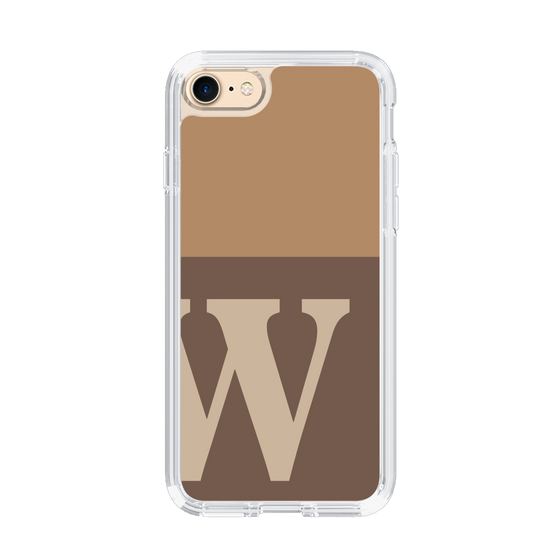 Slim Protection Case［ Original - initial two tone - W brown ］