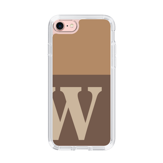 Slim Protection Case［ Original - initial two tone - W brown ］