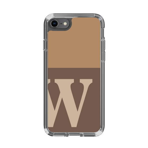 Slim Protection Case［ Original - initial two tone - W brown ］