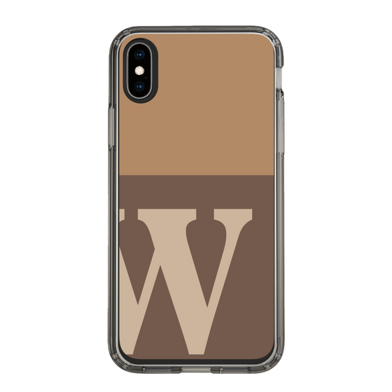 Slim Protection Case［ Original - initial two tone - W brown ］