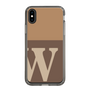 Slim Protection Case［ Original - initial two tone - W brown ］
