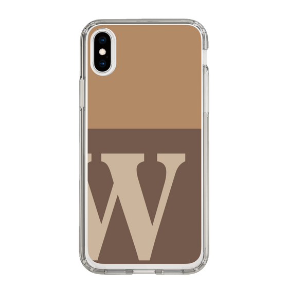 Slim Protection Case［ Original - initial two tone - W brown ］