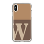 Slim Protection Case［ Original - initial two tone - W brown ］