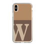 Slim Protection Case［ Original - initial two tone - W brown ］