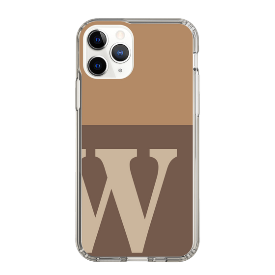Slim Protection Case［ Original - initial two tone - W brown ］