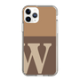 Slim Protection Case［ Original - initial two tone - W brown ］
