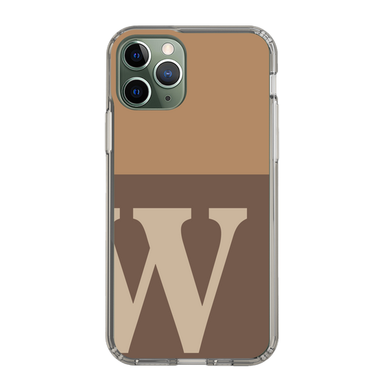 Slim Protection Case［ Original - initial two tone - W brown ］