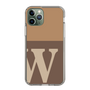 Slim Protection Case［ Original - initial two tone - W brown ］