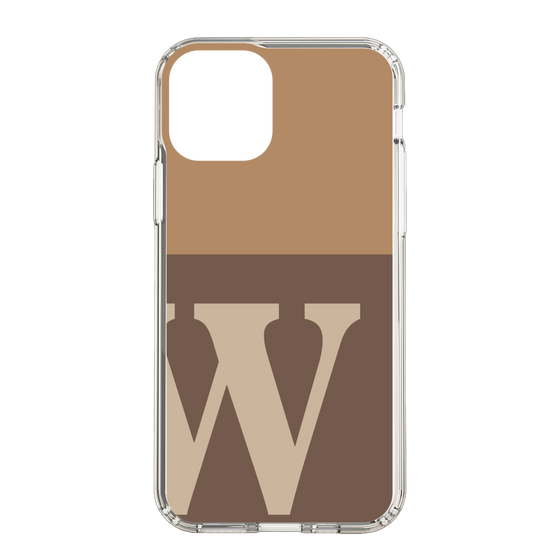Slim Protection Case［ Original - initial two tone - W brown ］