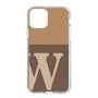 Slim Protection Case［ Original - initial two tone - W brown ］