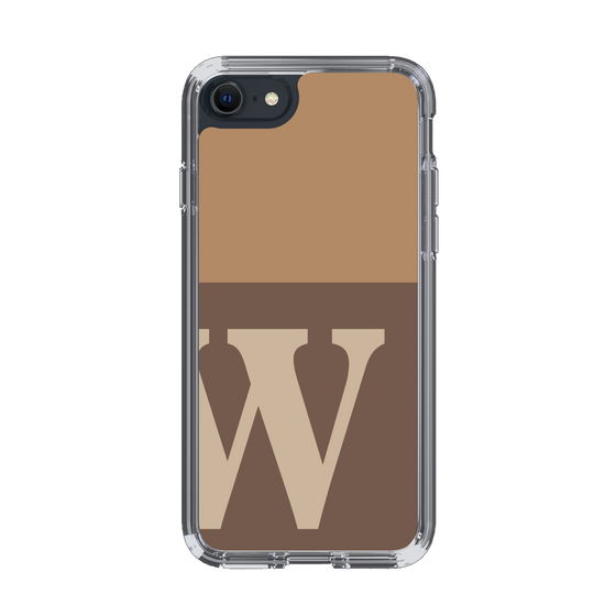 Slim Protection Case［ Original - initial two tone - W brown ］
