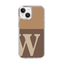 Slim Protection Case［ Original - initial two tone - W brown ］