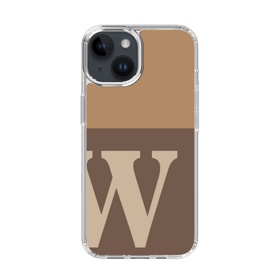 Slim Protection Case［ Original - initial two tone - W brown ］