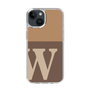Slim Protection Case［ Original - initial two tone - W brown ］