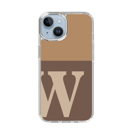 Slim Protection Case［ Original - initial two tone - W brown ］