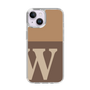 Slim Protection Case［ Original - initial two tone - W brown ］