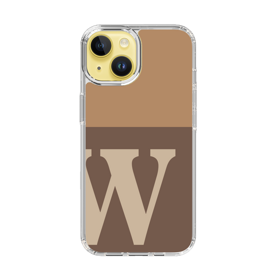 Slim Protection Case［ Original - initial two tone - W brown ］