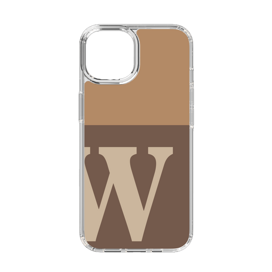 Slim Protection Case［ Original - initial two tone - W brown ］
