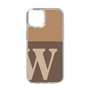 Slim Protection Case［ Original - initial two tone - W brown ］