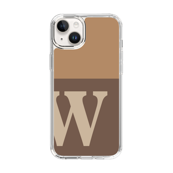 Slim Protection Case［ Original - initial two tone - W brown ］
