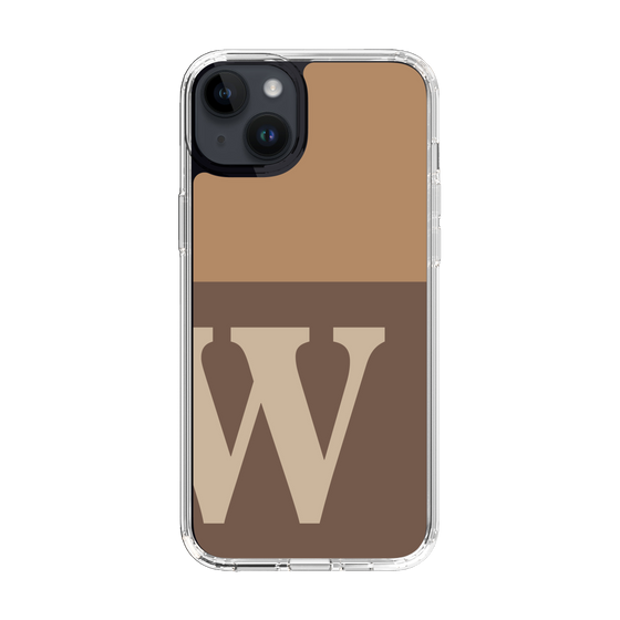 Slim Protection Case［ Original - initial two tone - W brown ］