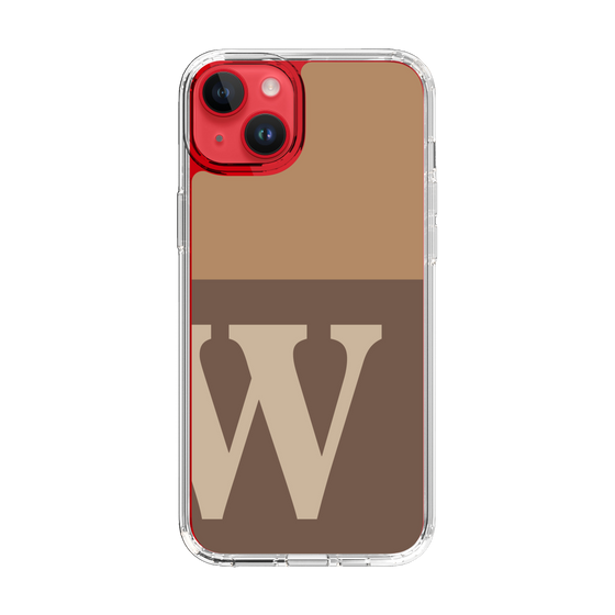 Slim Protection Case［ Original - initial two tone - W brown ］